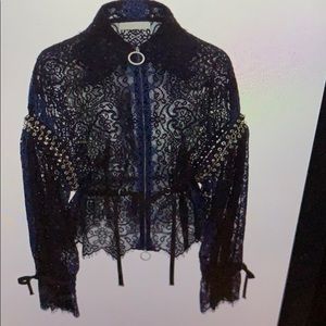 Johnathan Simkhai Lariat lace one of kind new